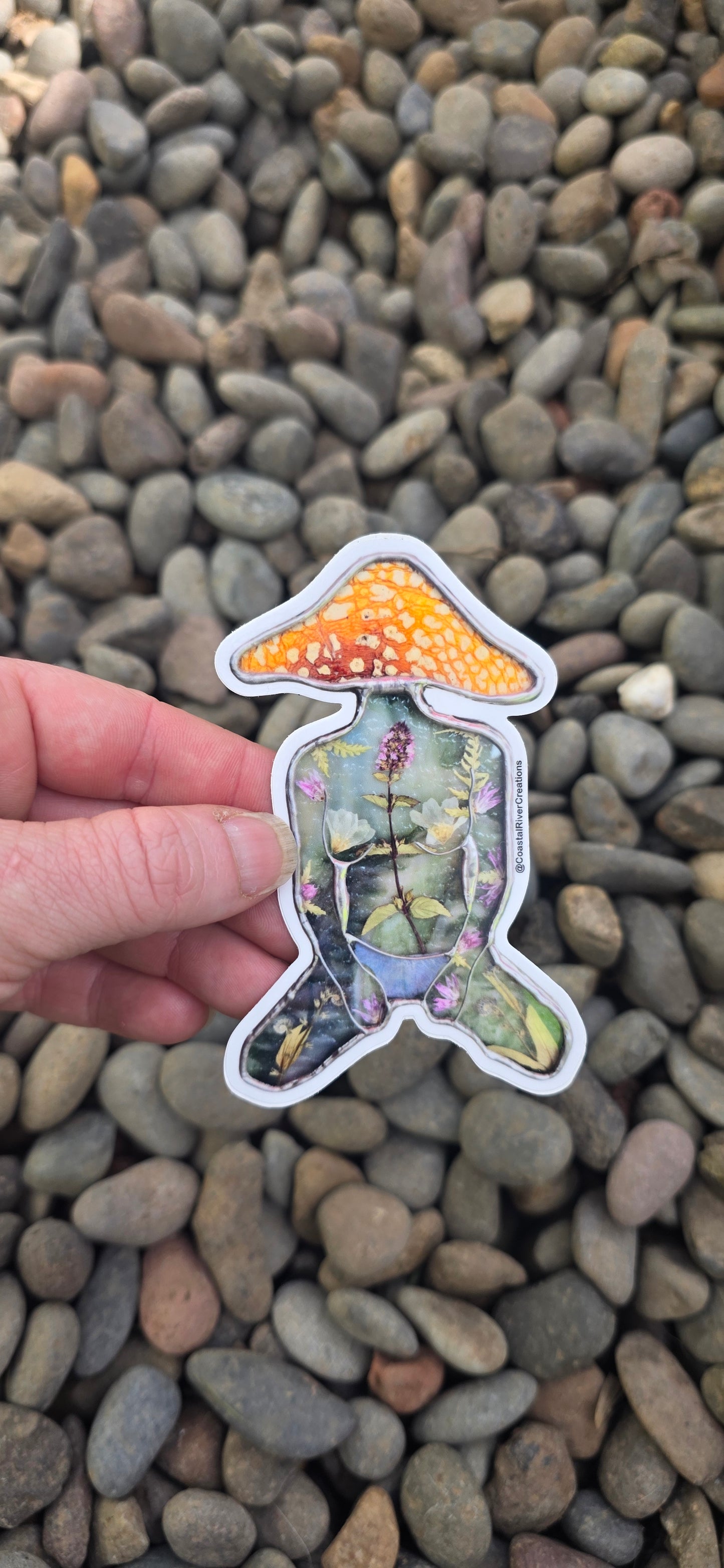 Mushroom Goddess Sticker