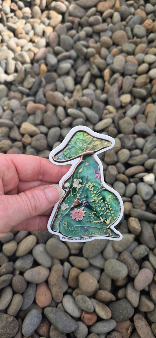 Mushroom Goddess sticker