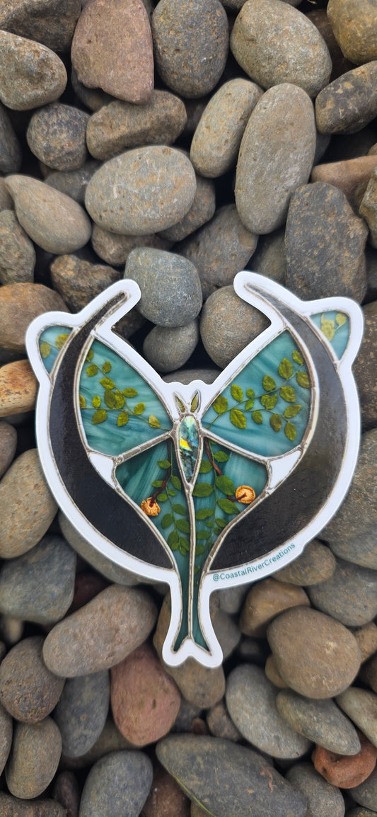 Luna Moth Sticker