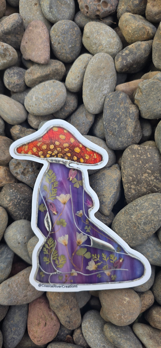 Mushroom Goddess Sticker