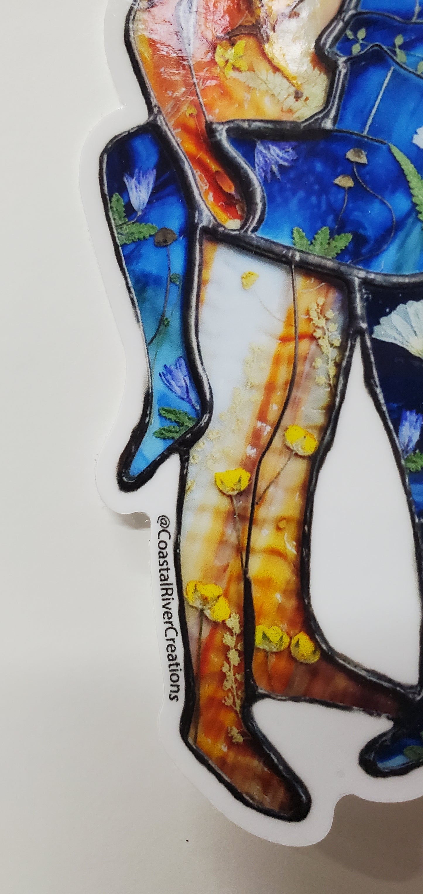 Deity couple sticker