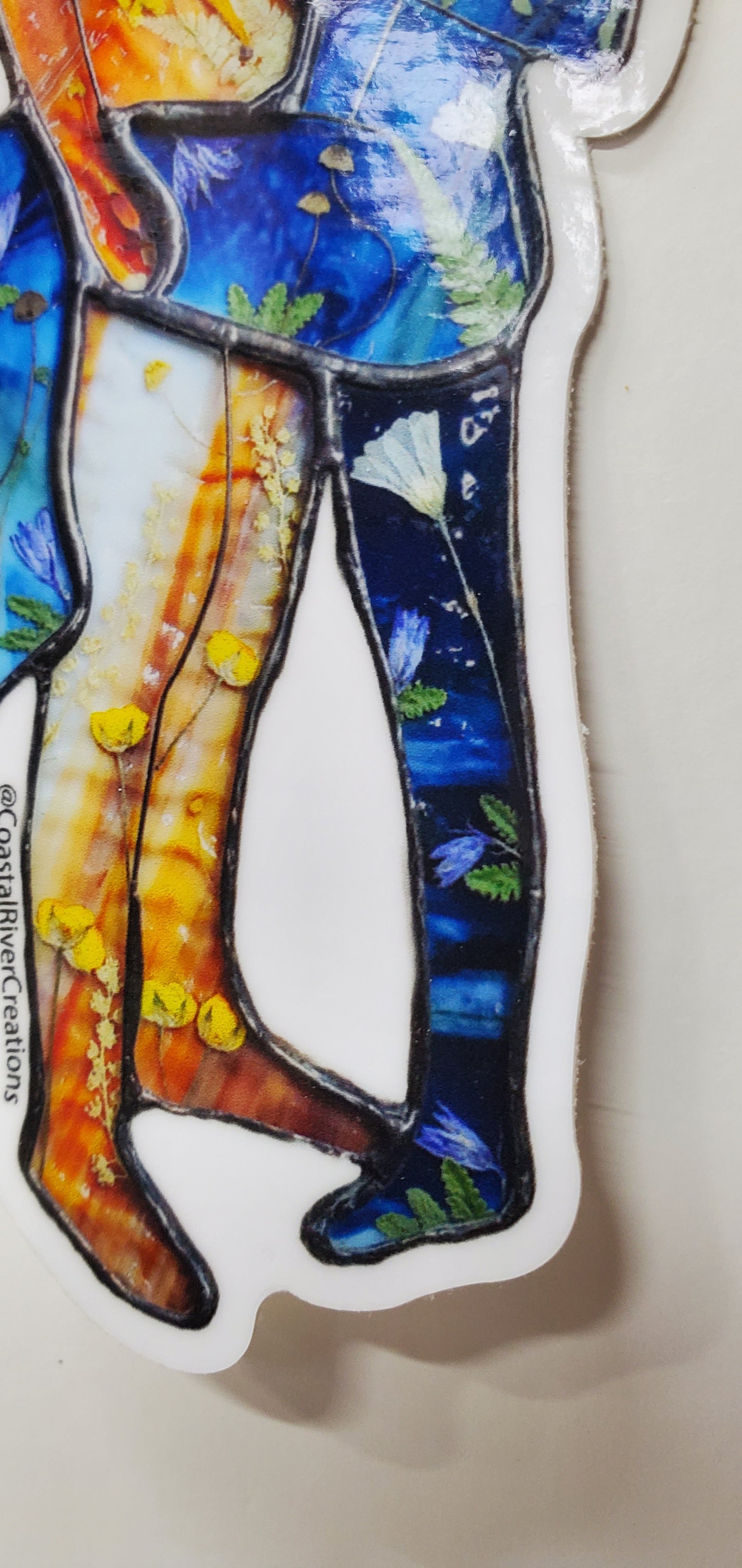 Deity couple sticker