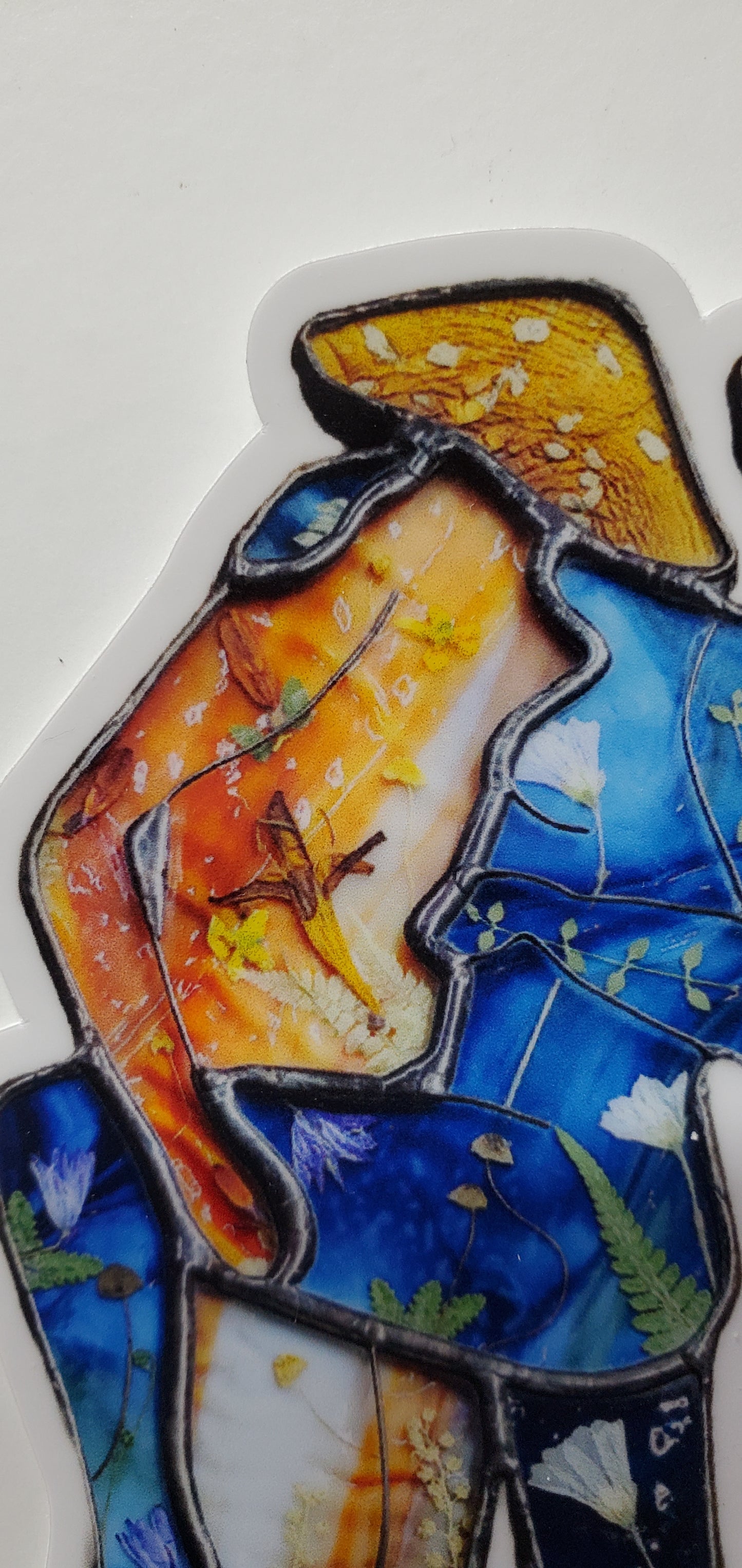 Deity couple sticker